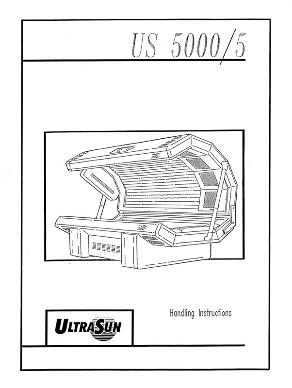 Ultrasun 5000 (1993) - Bed Manual