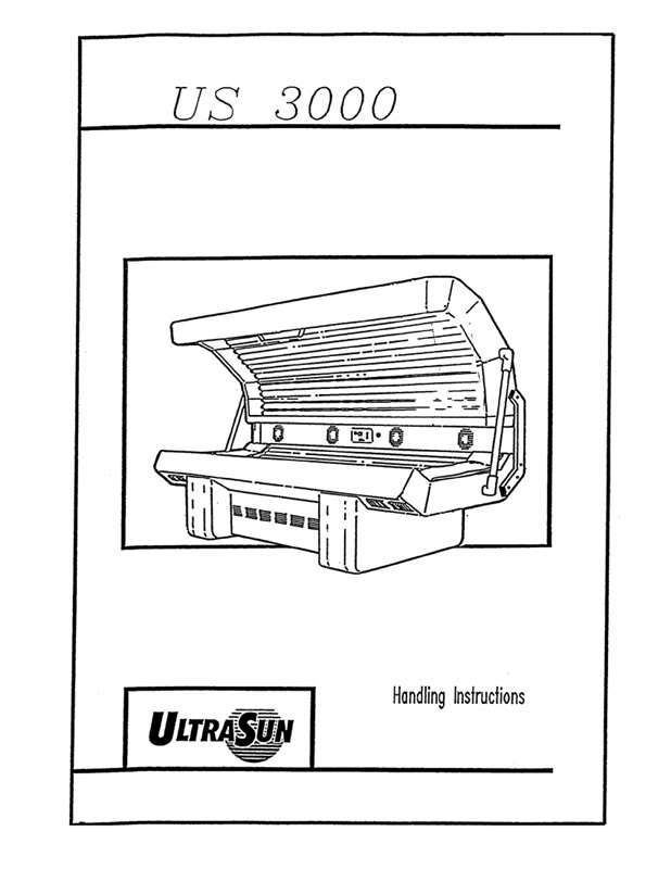 Ultrasun 3000 (1994) - Bed Manual