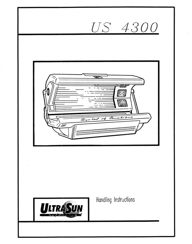 Ultrasun 4300 (1994) - Bed Manual