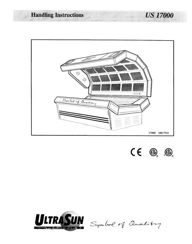 Ultrasun 17000 (1997) - Bed Manual