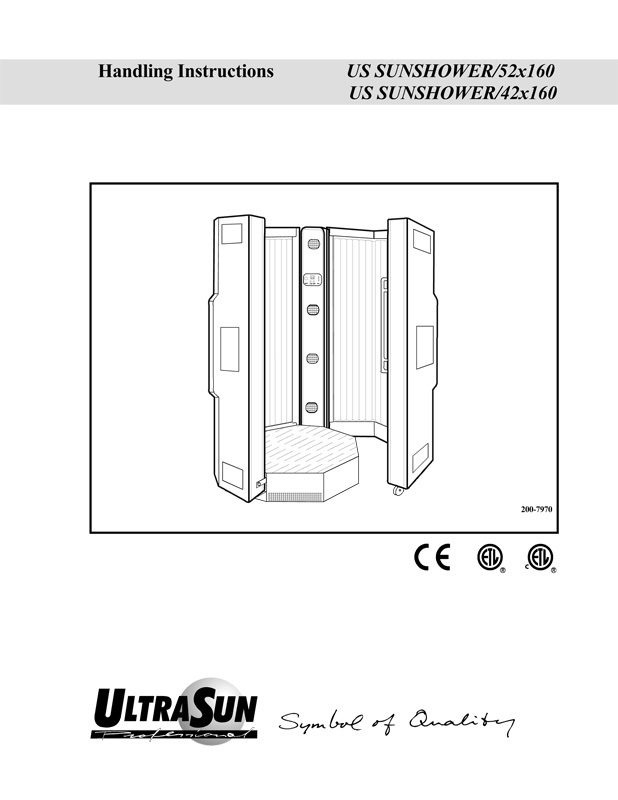 Ultrasun Sunshower 42 and 52 (1997) - Bed Manual