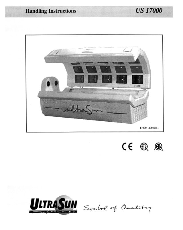 Ultrasun 17000 (1998) - Bed Manual