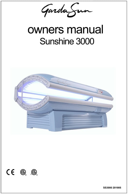 Gardasun Sunshine 3000 (06-2005) - Bed Manual