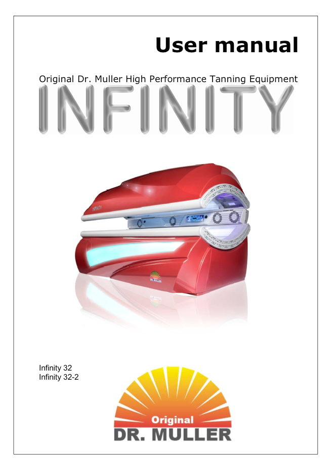 Dr. Muller Infinity - Bed Manual & Supplement