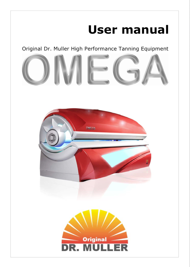 Dr. Muller Omega - Bed Manual & Supplement