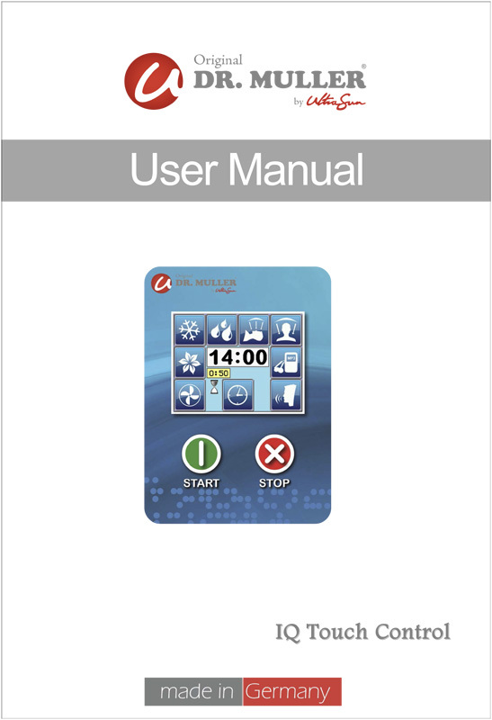 Ultrasun IQ Touch Control Timer - User Manual